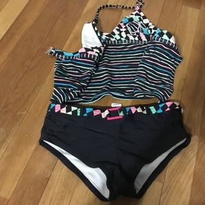 Two piece bathing suit
